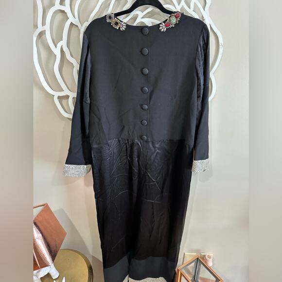 Gucci black wool-crepe gown-damaged - Picture 11 of 16